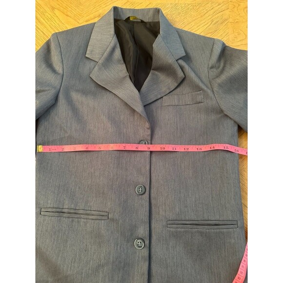 Indesign Boys wear 3 button Suit Jacket Gray Size 14 - Picture 8 of 8